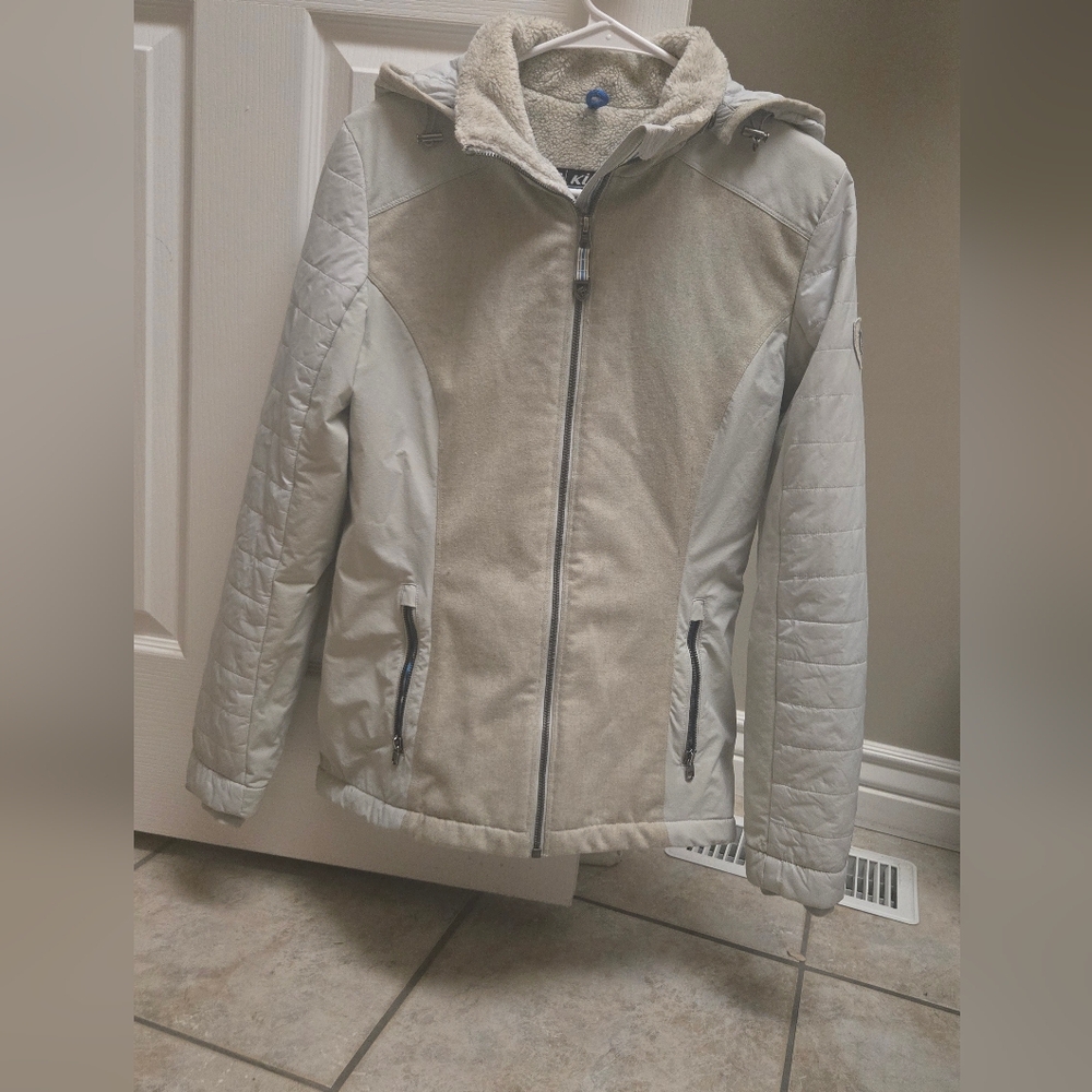 Women's Grey KUHL Hooded Jacket/Hybrid With Hood